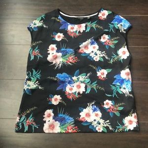 Ted Baker London | Black floral t-shirt